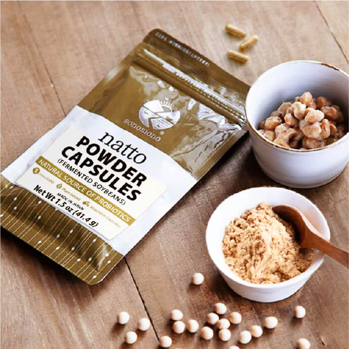 Natto powder capsules