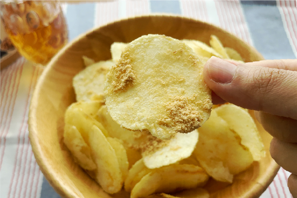 【Healthysnack】Potato chips x natto powder