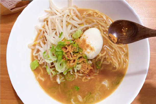 【Serving suggestion】Miso ramen x Natto powder